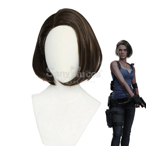 Game Resident Evil 3 Remake Cosplay Jill Valentine Cosplay Wig