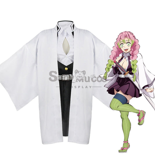 【In Stock】Anime Demon Slayer Cosplay Kanroji Mitsuri Kisatsutai Uniform Cosplay Costume 1000