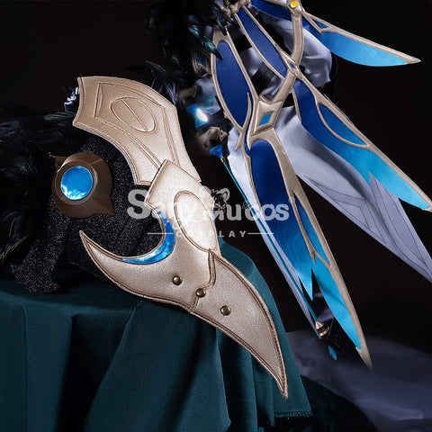 【48H To Ship】Game Genshin Impact Cosplay Dottore's Feather Cape Accessory