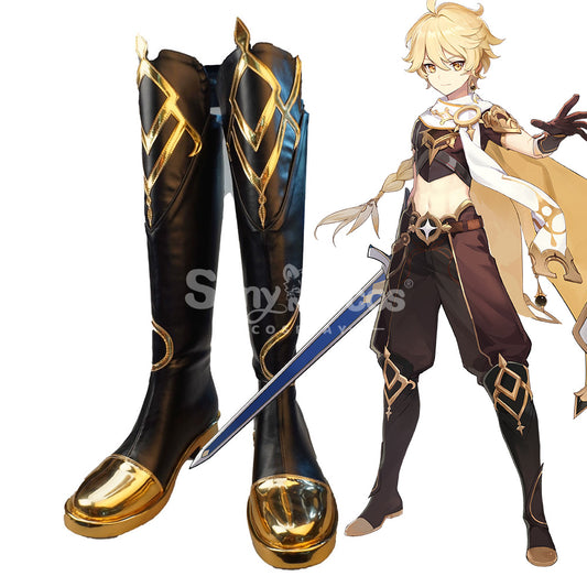 【In Stock】Game Genshin Impact Cosplay Aether Cosplay Shoes 1000
