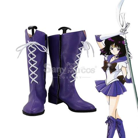 【In Stock】Anime Sailor Moon SuperS Cosplay Sailor Saturn Hotaru Tomoe Cosplay Shoes