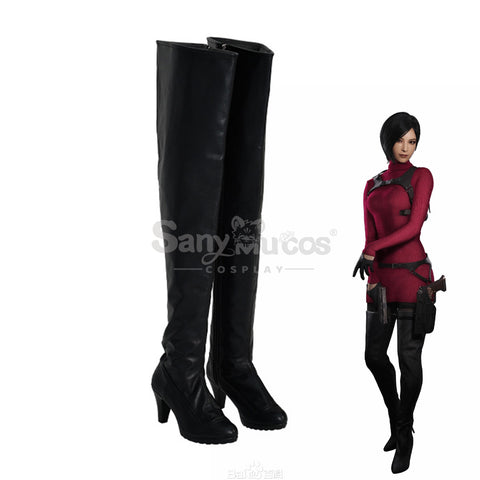 Game Resident Evil 4 Remake Cosplay Ada Wong Sweater Cosplay Shoes