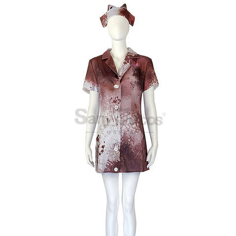 【In Stock】Game Silent Hill Cosplay Nurse Cosplay Costume