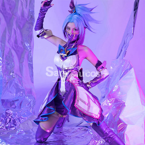 【In Stock】Game League of Legends Cosplay Star Guardian Akali Cosplay Costume