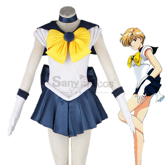 【In Stock】Anime Sailor Moon Cosplay Sailor Uranus Haruka Tenou Battle Suit Cosplay Costume 1000