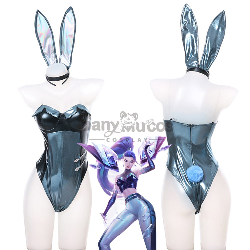 Game League of Legends Cosplay K/DA Kaisa Bunny Girl Cosplay Costume