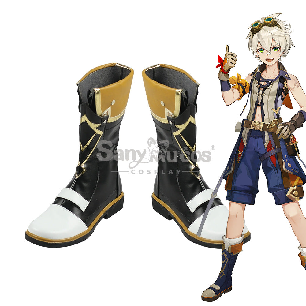 【In Stock】Game Genshin Impact Cosplay Bennett Cosplay Shoes