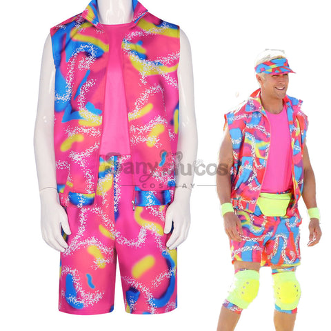 【In Stock】Movie Barbie Cosplay Ken Beachwear Cosplay Costume