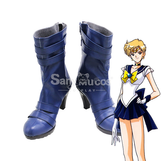 【In Stock】Anime Sailor Moon Cosplay Sailor Uranus Haruka Tenou Cosplay Shoes 1000