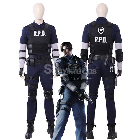【Custom-Tailor】Game Resident Evil 2 Remake Cosplay Leon Cosplay Costume 1000