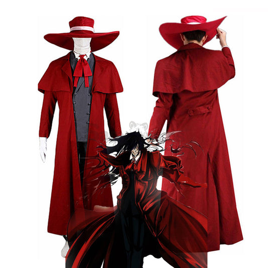 【In Stock】Anime Hellsing Cosplay Alucard Cosplay Costume 1000