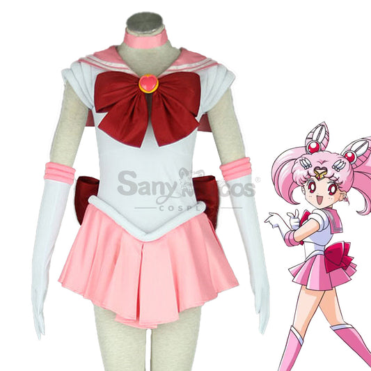 【In Stock】Anime Sailor Moon Cosplay Sailor Chibi Moon Chibiusa Tsukino Battle Suit Cosplay Costume 1000