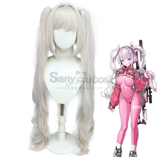 【In Stock】Game NIKKE: The Goddess of Victory Cosplay Alice Cosplay Wig 1000