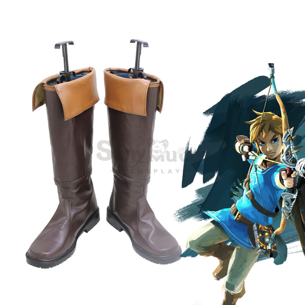 Game The Legend of Zelda Cosplay Link Zelda Cosplay Boots