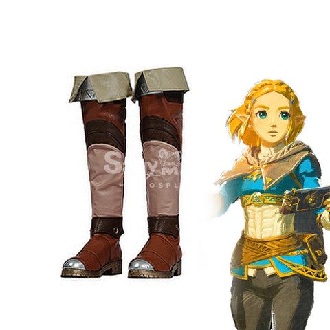 【In Stock】Game The Legend of Zelda Cosplay Princess Zelda Cosplay Shoes