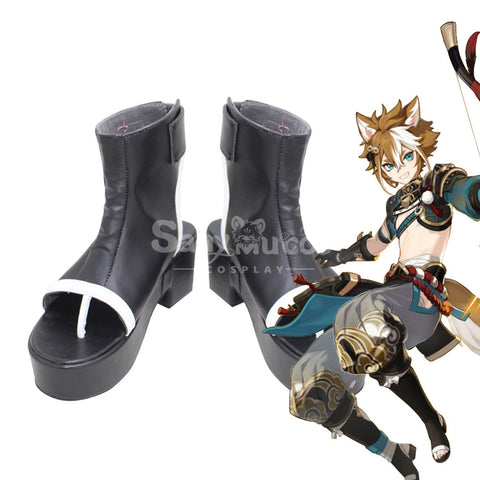 【In Stock】Game Genshin Impact Cosplay Gorou Shoes Boots