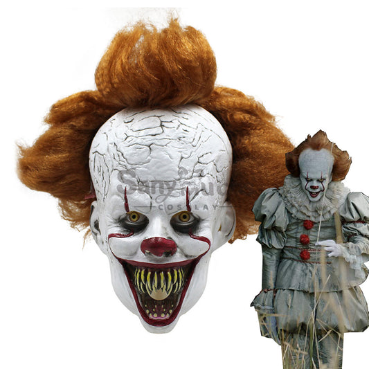 【In Stock】Movie It Cosplay Pennywise Fangs Mask Cosplay Props 1000