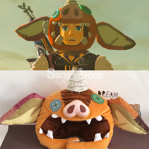 【In Stock】Game The Legend Of Zelda Link Bokoblin Hat Cosplay Prop