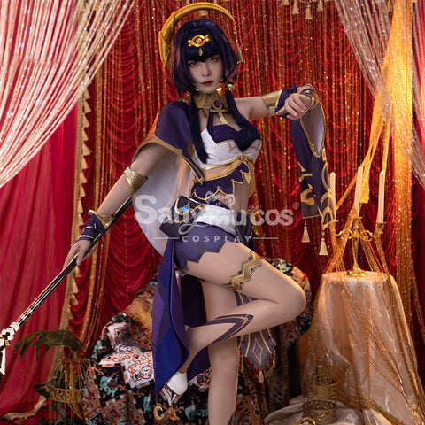 【Weekly Flash Sale On Www.Sanymucos.Com】【48H To Ship】Game Genshin Impact Candace Top and Skirt Cosplay Costume