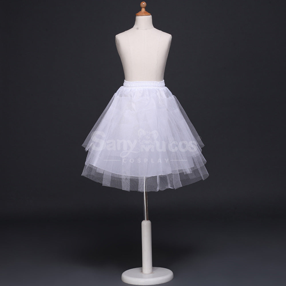 【In Stock】General Lolita Dress Petticoat Pannier Crinoline Bustle Cosplay Accessory Propp White