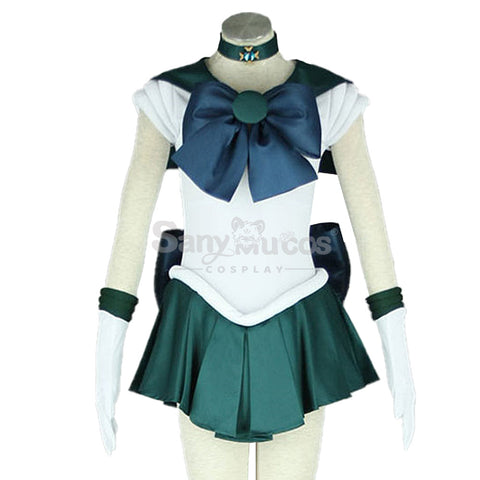 【In Stock】Anime Sailor Moon Cosplay Sailor Neptune Michiru Kaiou Battle Suit Cosplay Costume