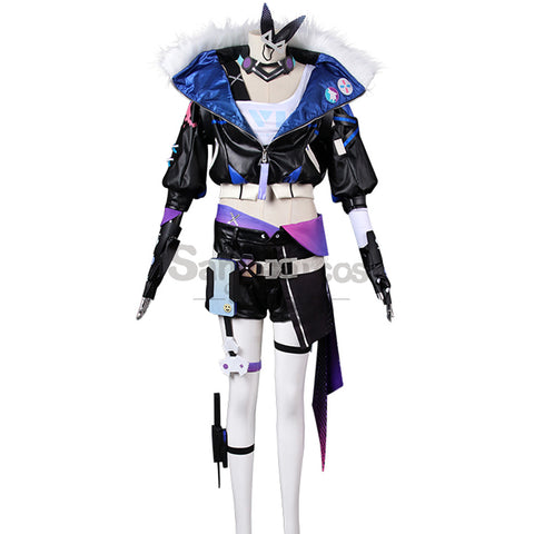 【In Stock】Game Honkai: Star Rail Cosplay Stellaron Hunters Silver Wolf Cosplay Costume