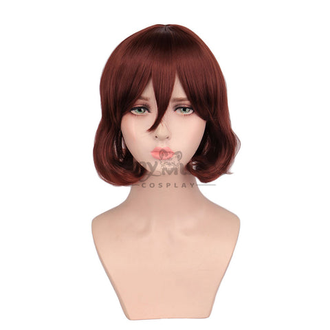 Anime High-Rise Invasion Cosplay Sniper Mask Maidsuit Cosplay Wig