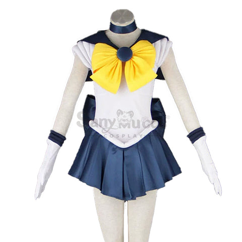 【In Stock】Anime Sailor Moon Cosplay Sailor Uranus Haruka Tenou Battle Suit Cosplay Costume