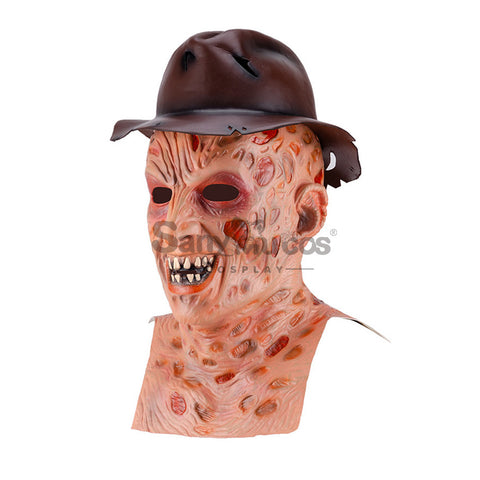 Movie A Nightmare on Elm Street Cosplay  Freddy Krueger Mask Cosplay Prop