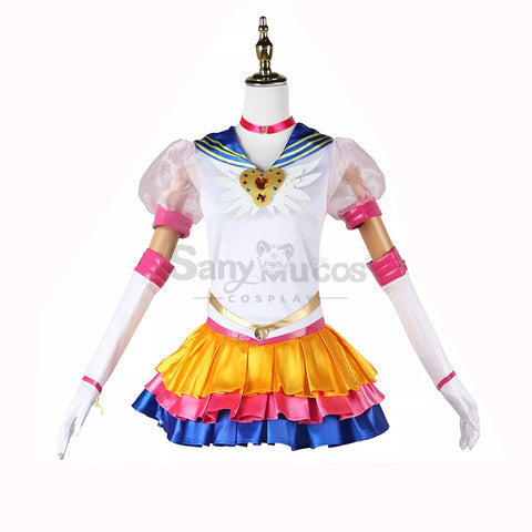 【In Stock】Anime Sailor Moon Eternal Cosplay Sailor Moon Usagi Tsukino Battle Suit Cosplay Costume