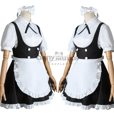 【In Stock】Anime Call of the Night Cosplay The maid outfit Nazuna Nanakusa  Cosplay Maid Costume