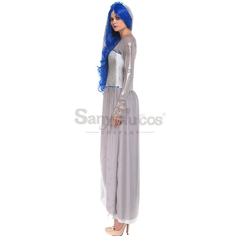 【In Stock】Halloween Cosplay Bloody Ghost Wife Cosplay Costume