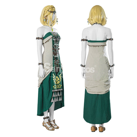 【In Stock】Game The Legend of Zelda Cosplay Princess Zelda Cosplay Costume