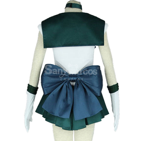 【In Stock】Anime Sailor Moon Cosplay Sailor Neptune Michiru Kaiou Battle Suit Cosplay Costume