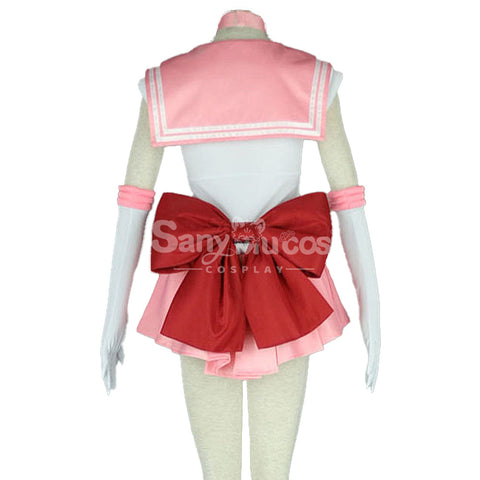 【In Stock】Anime Sailor Moon Cosplay Sailor Chibi Moon Chibiusa Tsukino Battle Suit Cosplay Costume