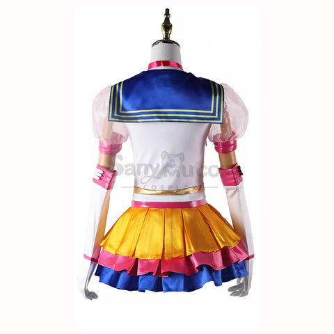 【In Stock】Anime Sailor Moon Eternal Cosplay Sailor Moon Usagi Tsukino Battle Suit Cosplay Costume