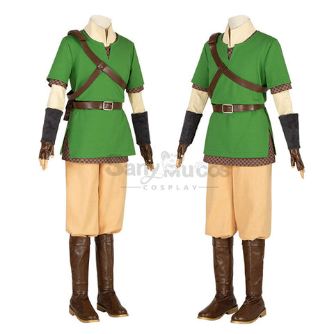 Game The Legend of Zelda Cosplay Green Link Green Cosplay Costume