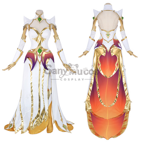 【In Stock】Game League of Legends Cosplay Prestige Bewitching Morgana Cosplay Costume