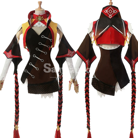 【In Stock】Game Genshin Impact Cosplay Xinyan Cosplay Costume
