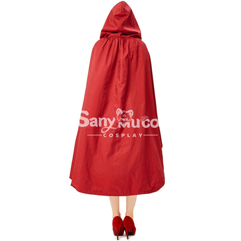 【In Stock】Christmas/Halloween Cosplay Maid Red Riding Hood Costume Adult Size Costumes