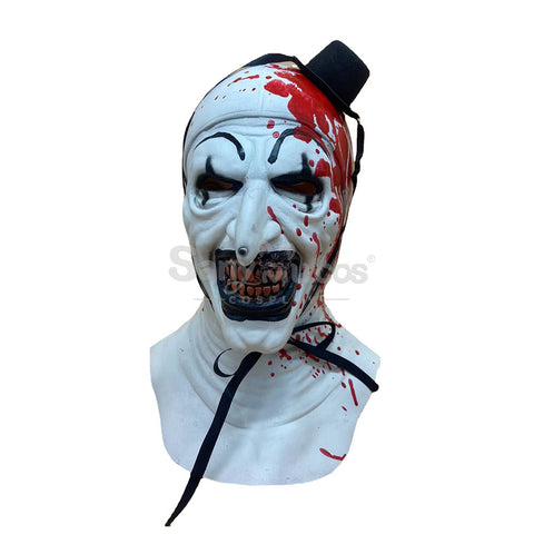 【In Stock】Movie Terrifier Cosplay Art the Clown Mask Cosplay Prop