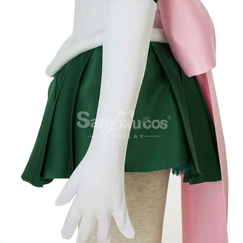【In Stock】Anime Sailor Moon SuperS Cosplay Sailor Jupiter Makoto Kino Battle Suit Cosplay Costume