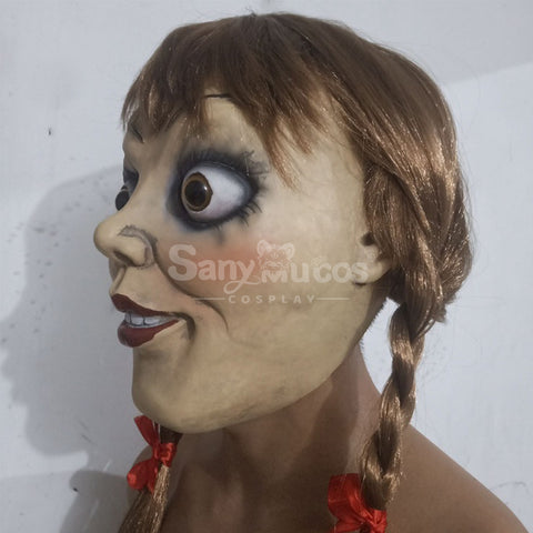 Movie  The Conjuring Cosplay Annabelle Mask Cosplay Props
