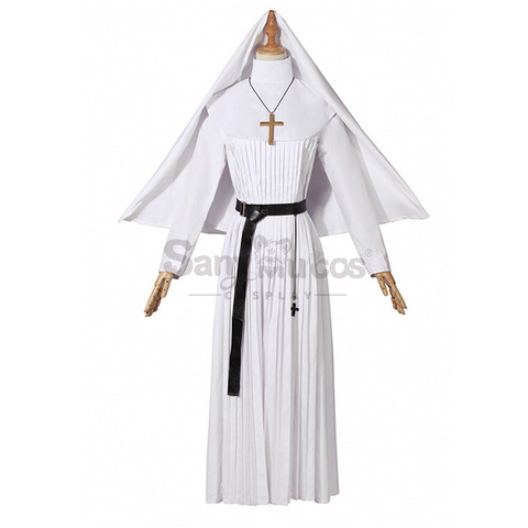 【In Stock】Movie The Nun Cosplay Valak (White) Cosplay Costume