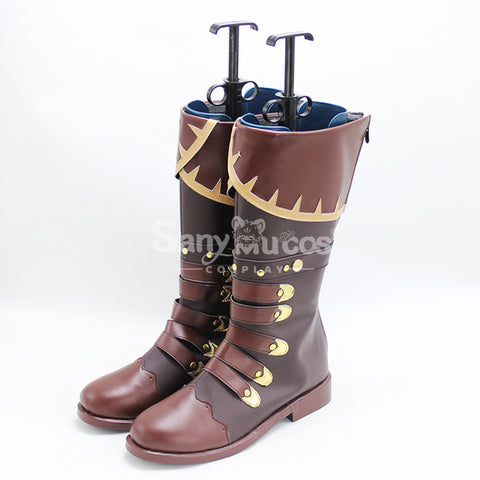 Game Genshin Impact Cosplay Diluc Cosplay Shoes