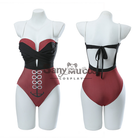 【In Stock】Game Genshin Impact Beidou Derivative Swimsuits for Women Swimwear Sexy Bathing Suit Bikini Sets