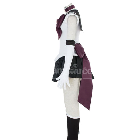 【In Stock】Anime Sailor Moon SuperS Cosplay Sailor Pluto Setsuna Meiou Battle Suit Cosplay Costume