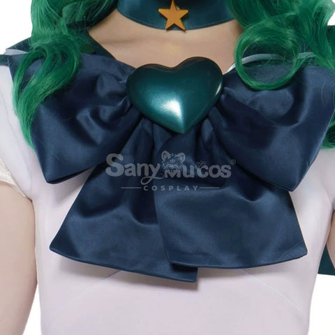 【In Stock】Anime Sailor Moon SuperS Cosplay Sailor Neptune Michiru Kaiou Battle Suit Cosplay Costume Premium Edition