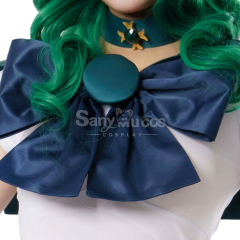 【In Stock】Anime Sailor Moon Cosplay Sailor Neptune Michiru Kaiou Battle Suit Cosplay Costume Premium Edition