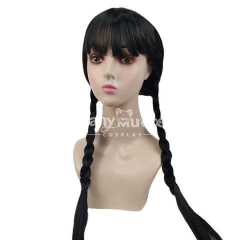 【In Stock】TV Series Wednesday Cosplay Wednesday Addams Cosplay Wig